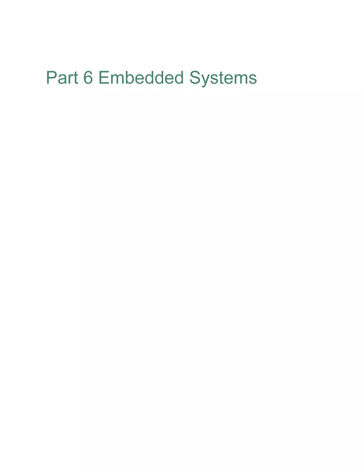Part 6 Embedded Systems