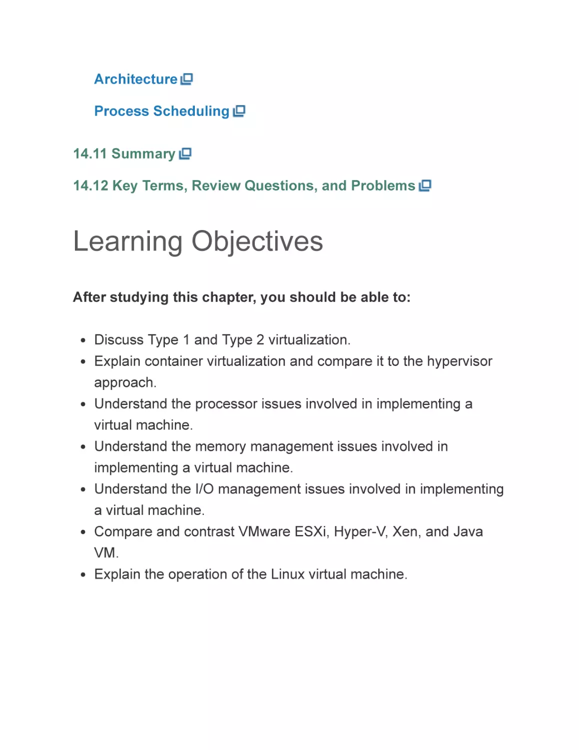 Learning Objectives