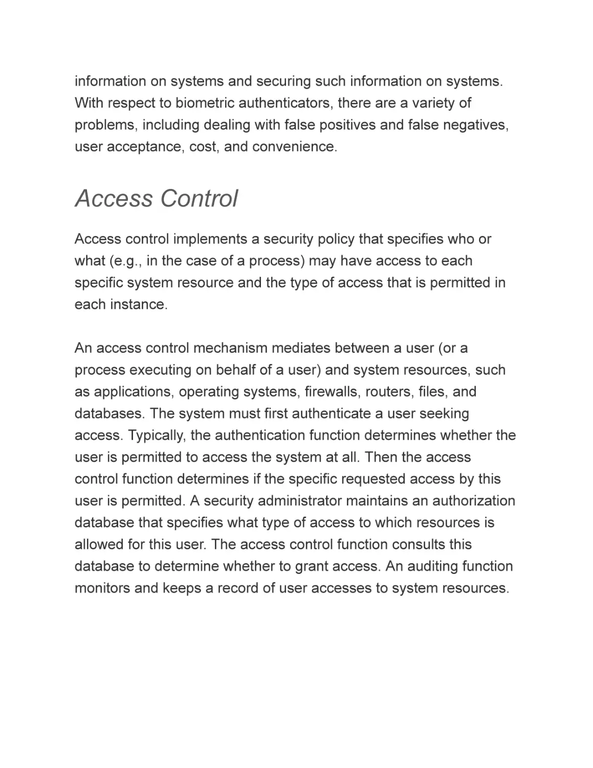 Access Control