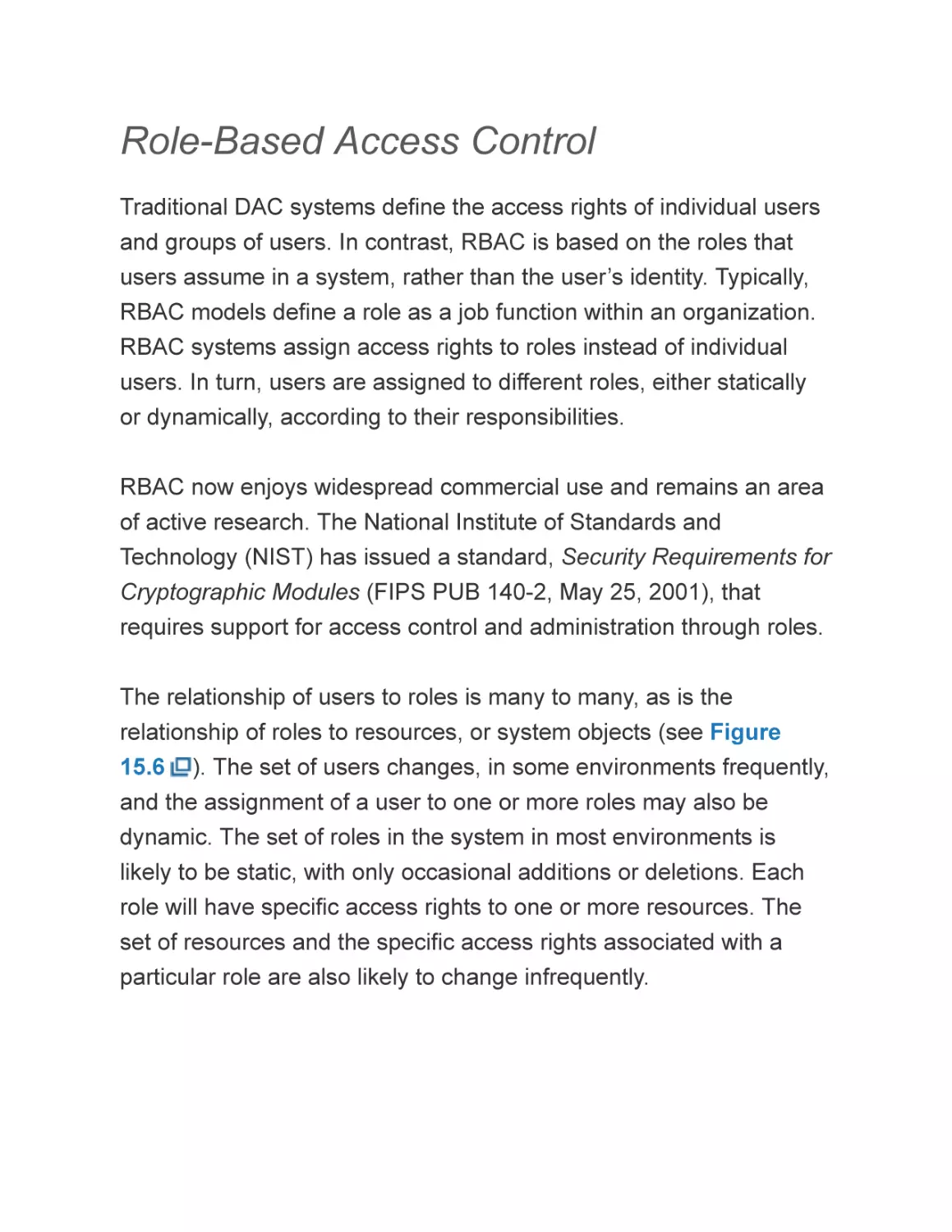 Role-Based Access Control