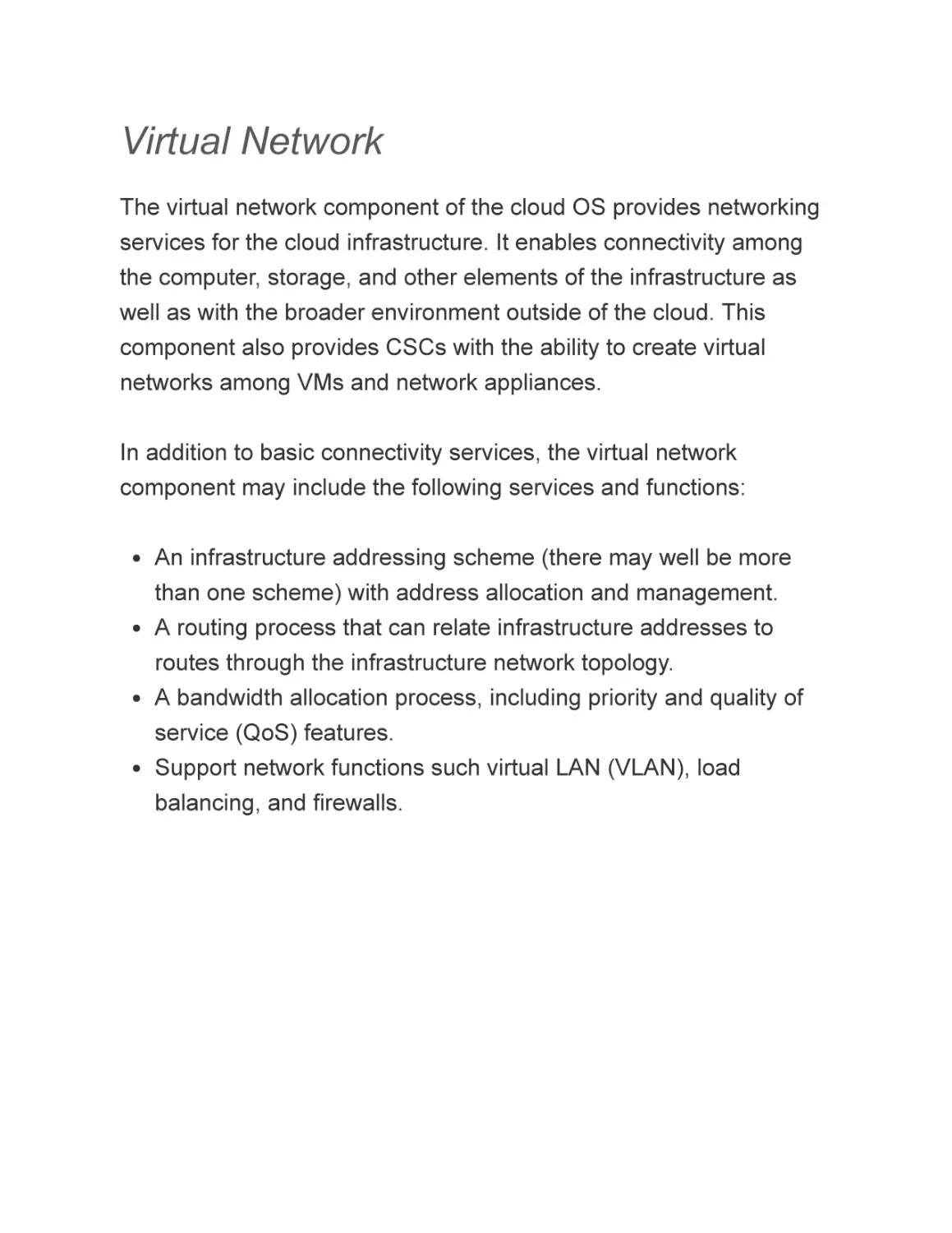 Virtual Network