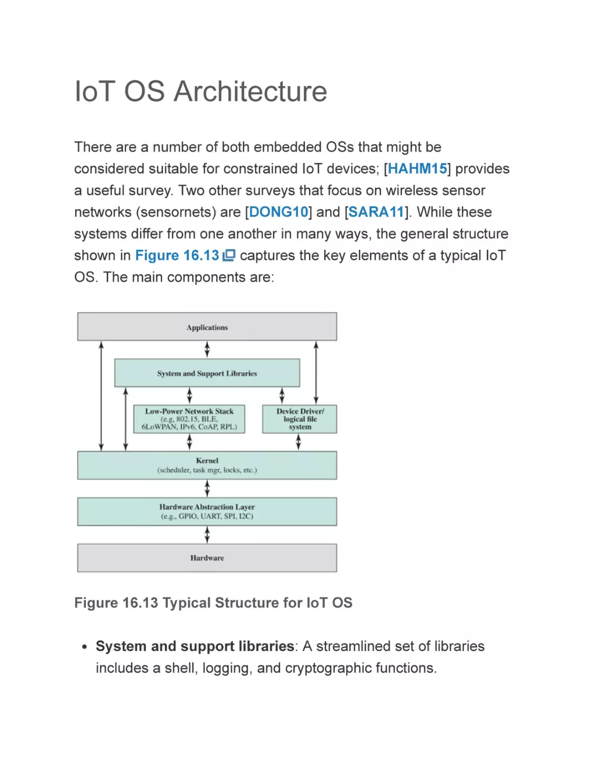 IoT OS Architecture