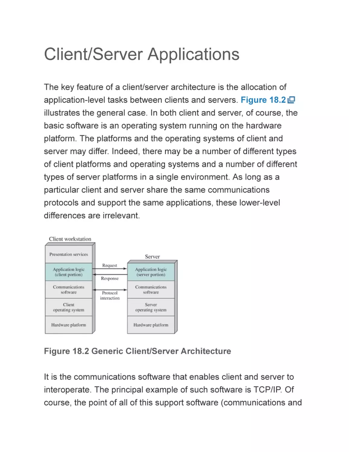 Client/Server Applications