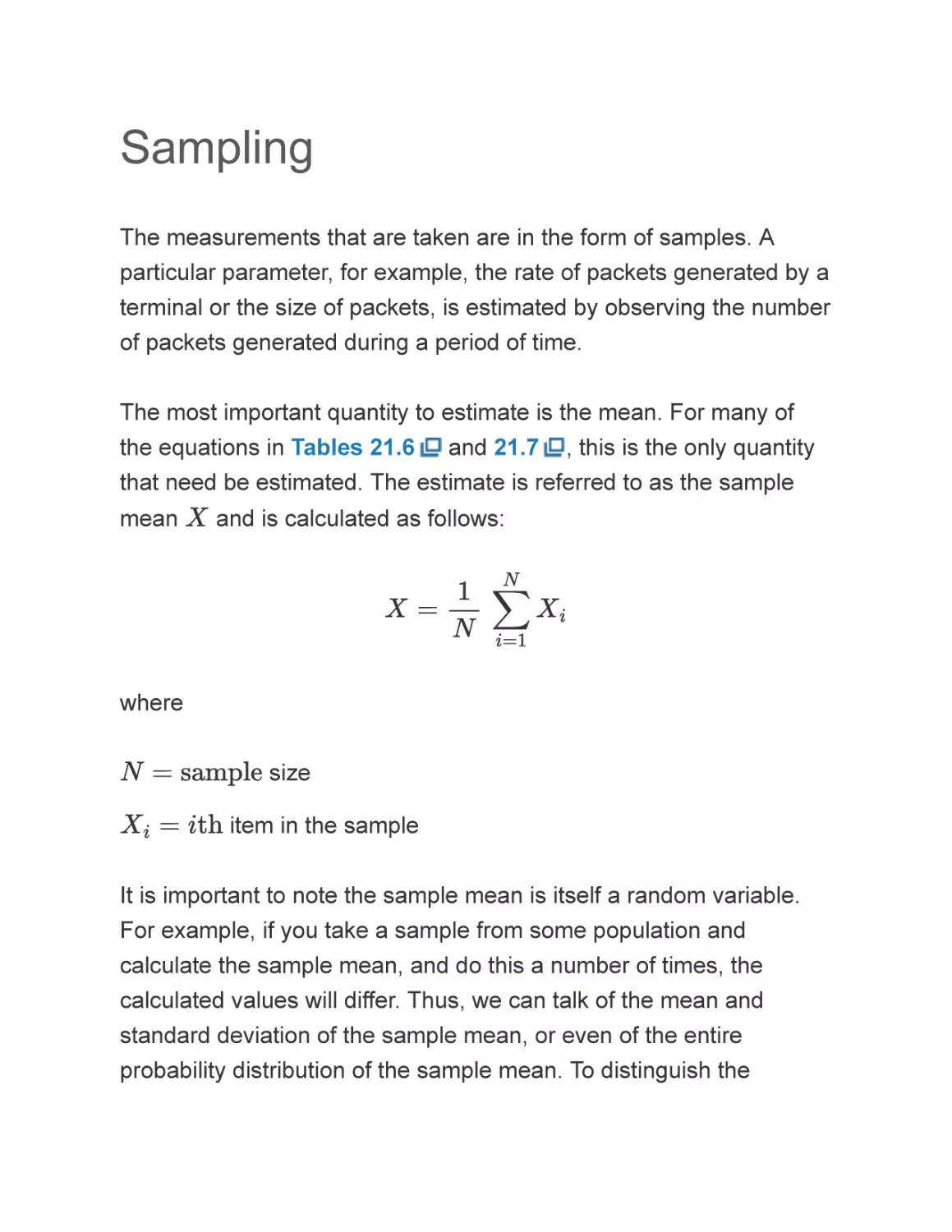 Sampling