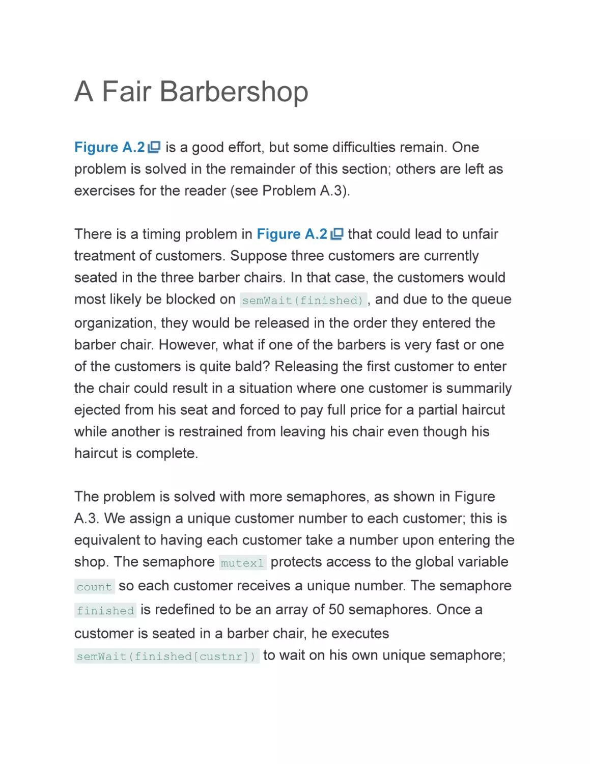 A Fair Barbershop