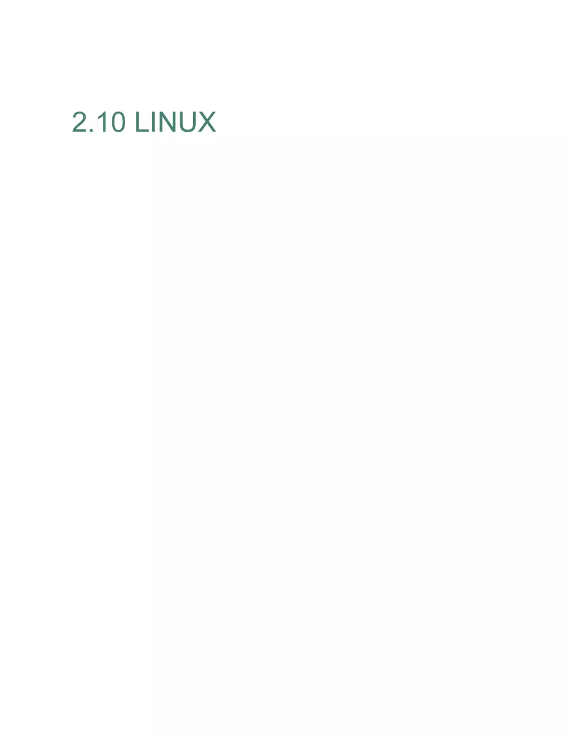 2.10 LINUX