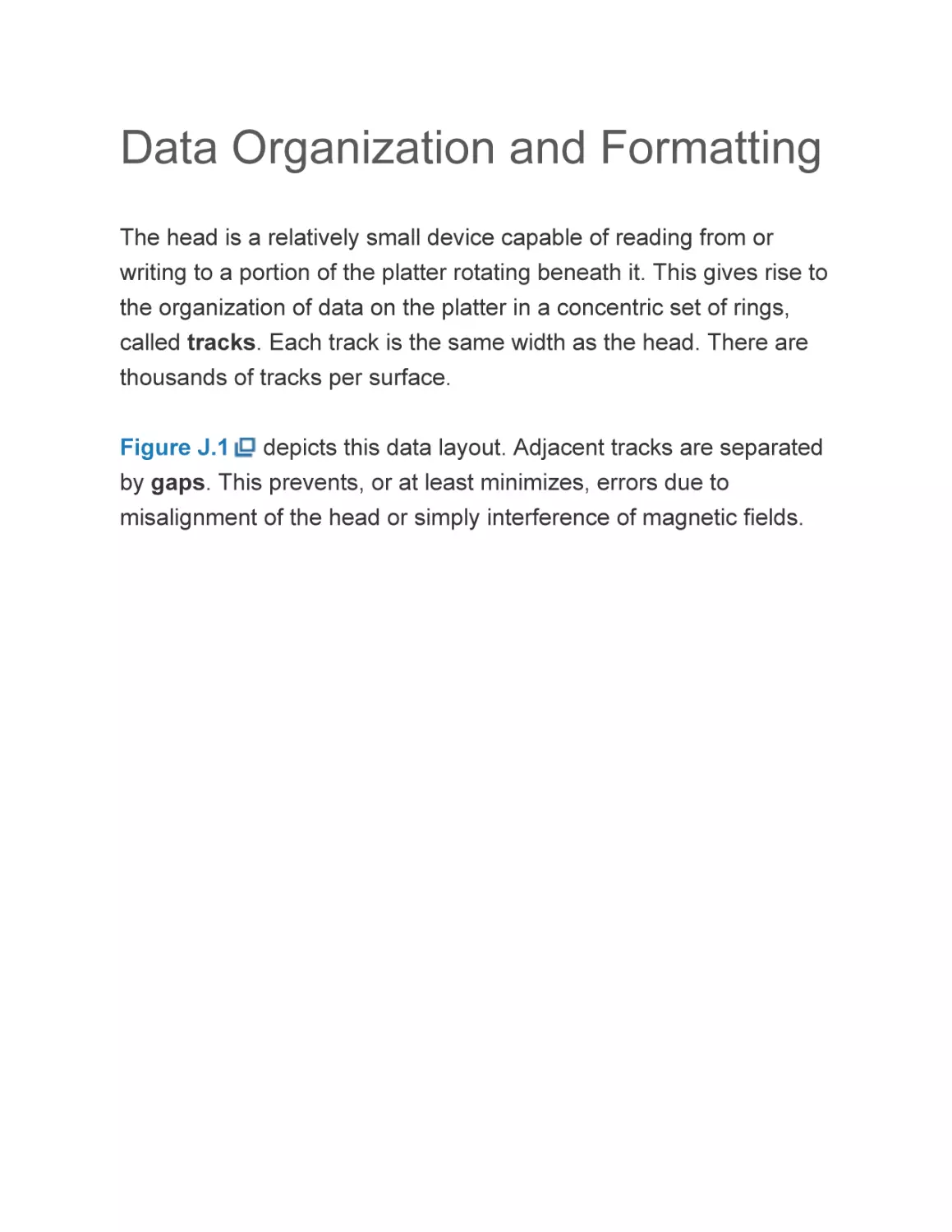 Data Organization and Formatting
