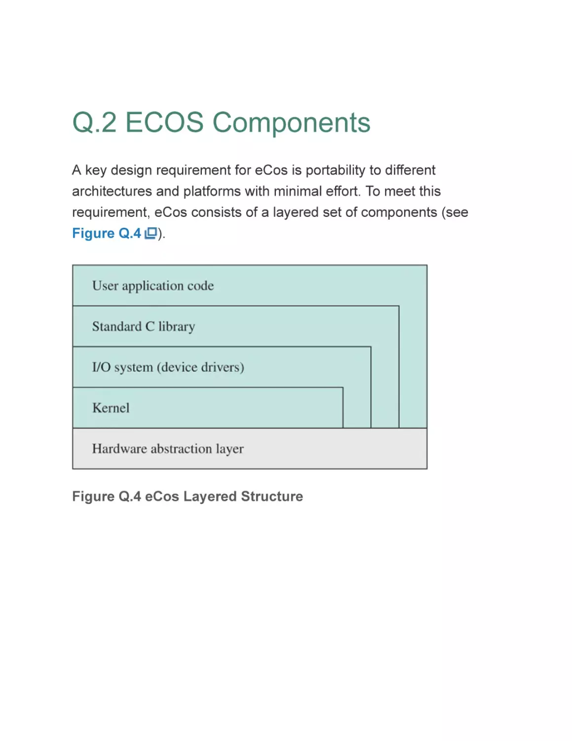 Q.2 ECOS Components