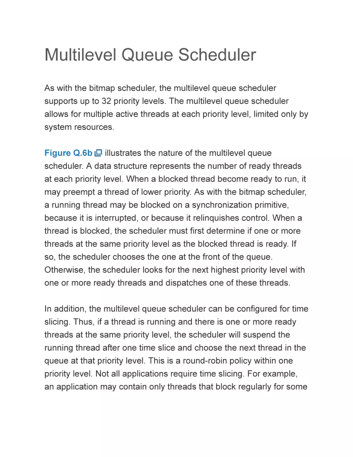 Multilevel Queue Scheduler