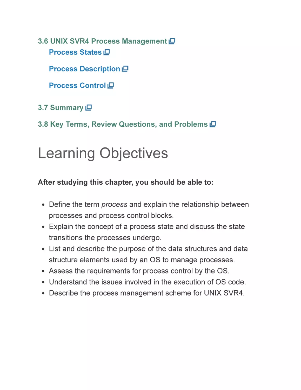 Learning Objectives