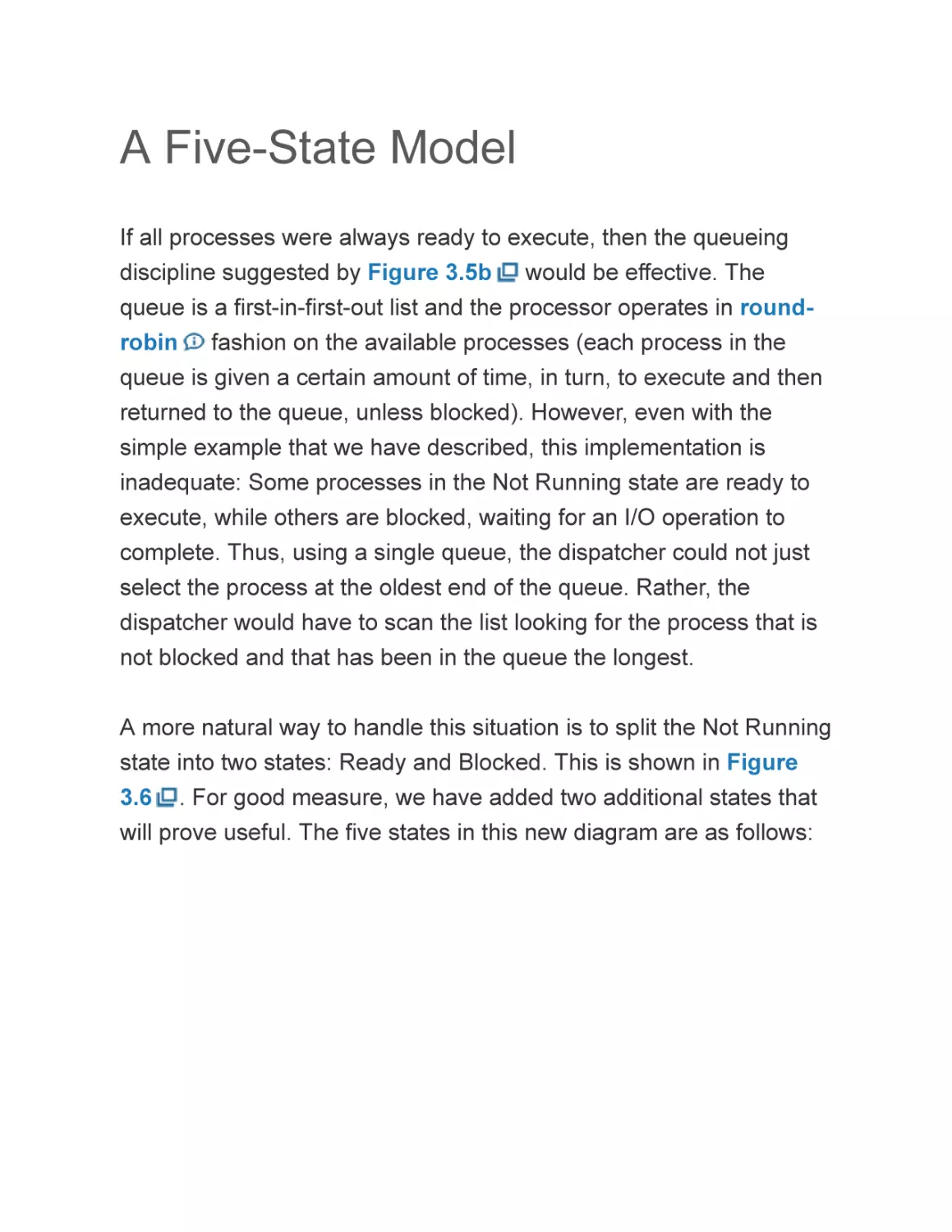 A Five-State Model