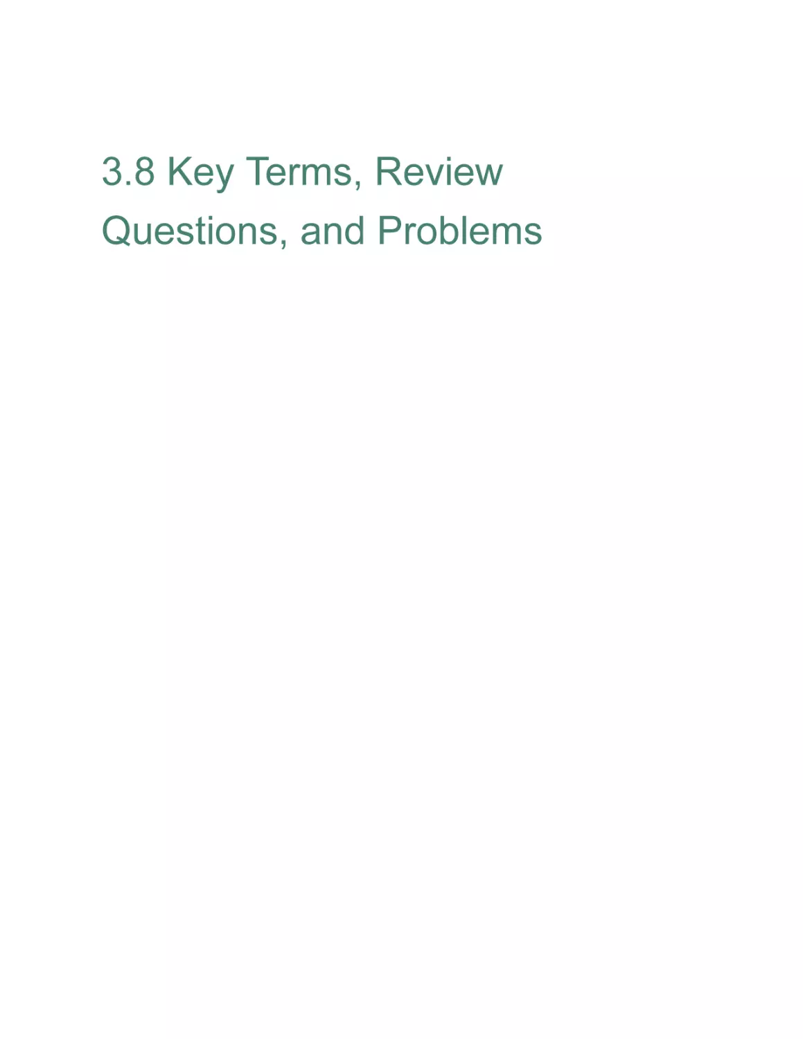 3.8 Key Terms, Review Questions, and Problems