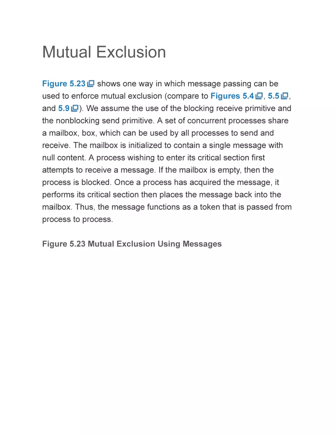 Mutual Exclusion