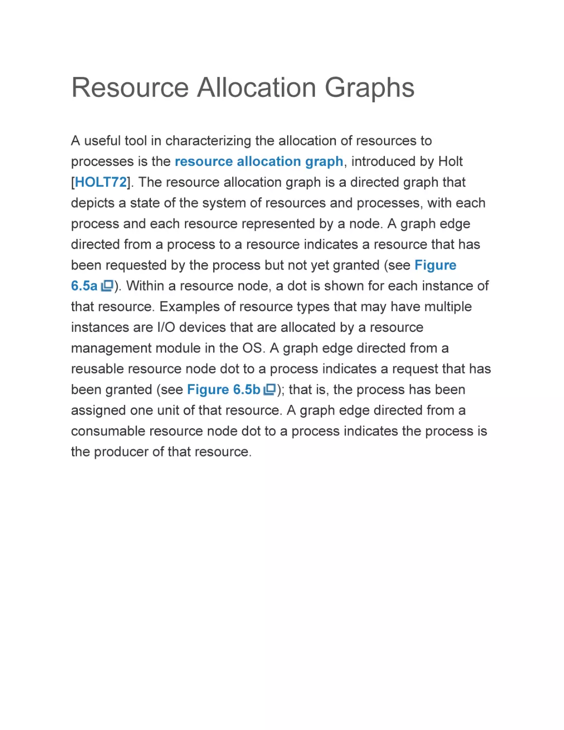 Resource Allocation Graphs