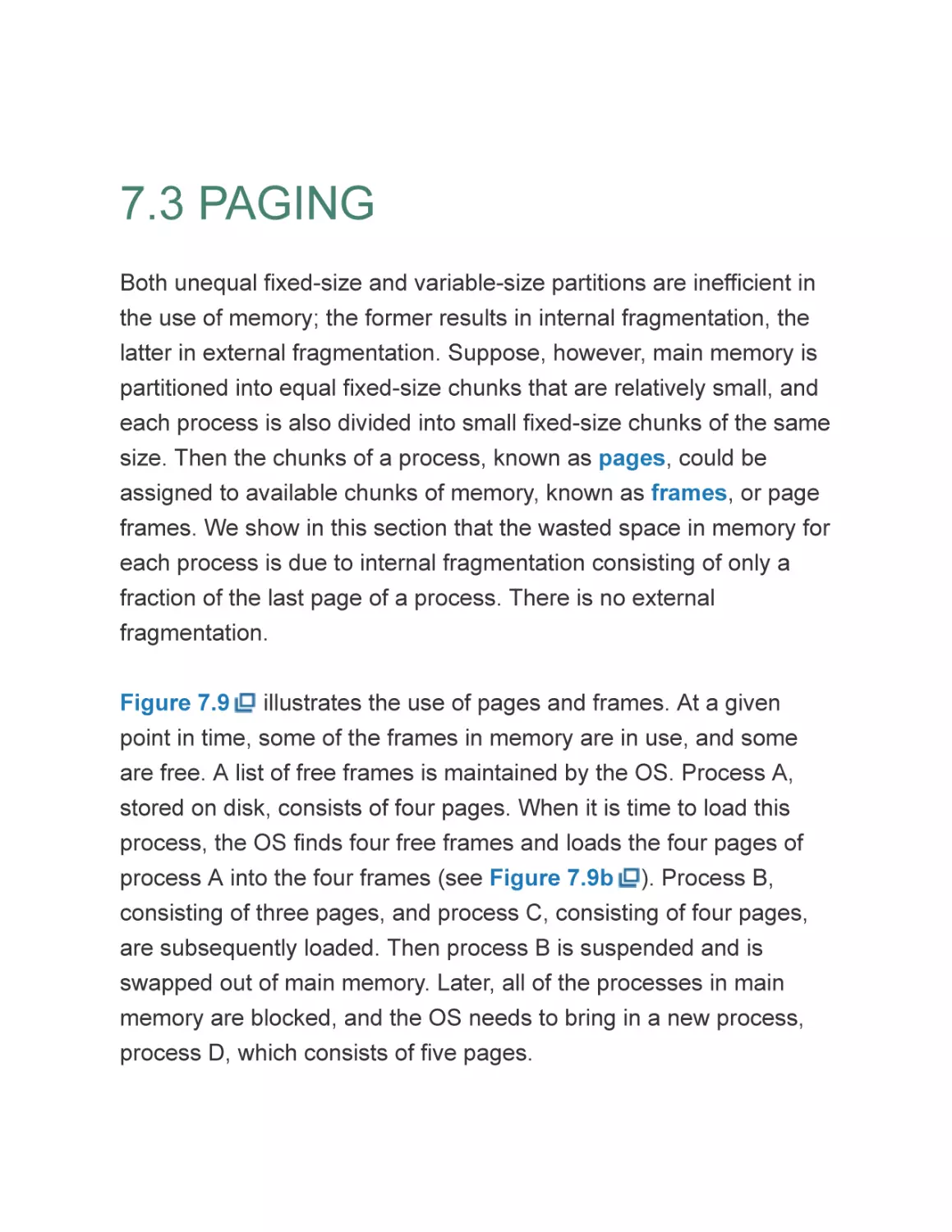 7.3 PAGING