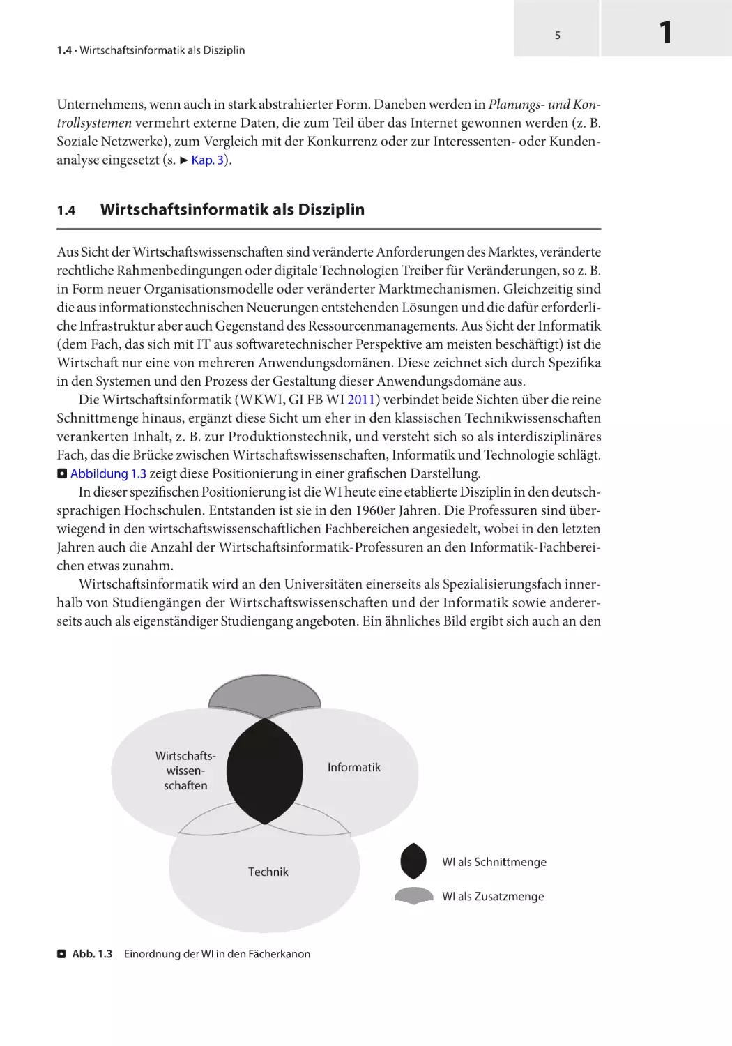 1.4 Wirtschaftsinformatik als Disziplin