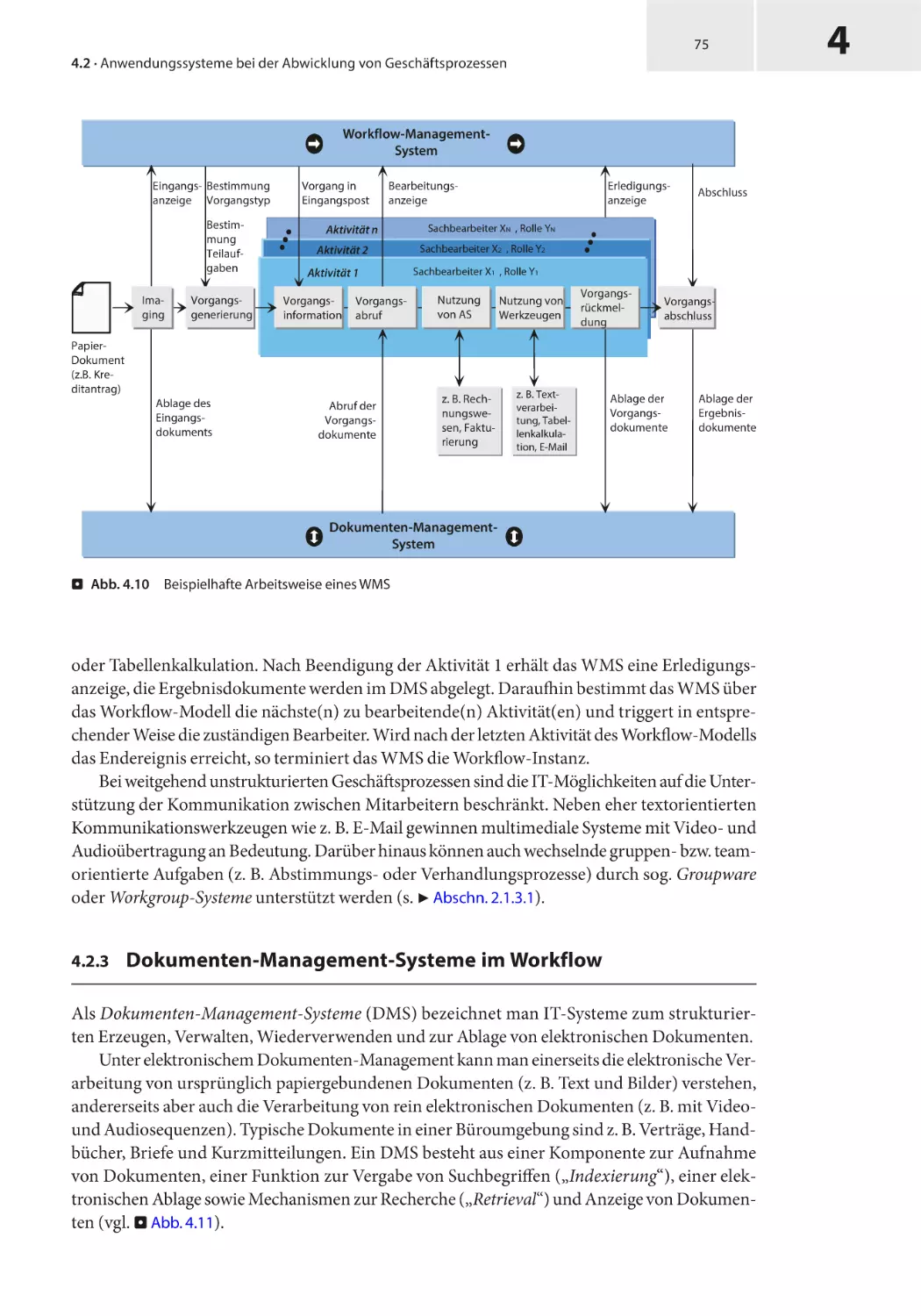 4.2.3 Dokumenten-Management-Systeme im Workflow