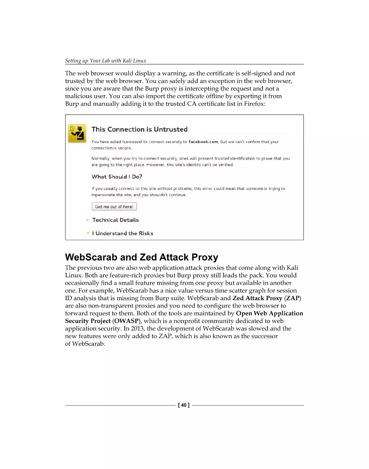 WebScarab and Zed Access Proxy