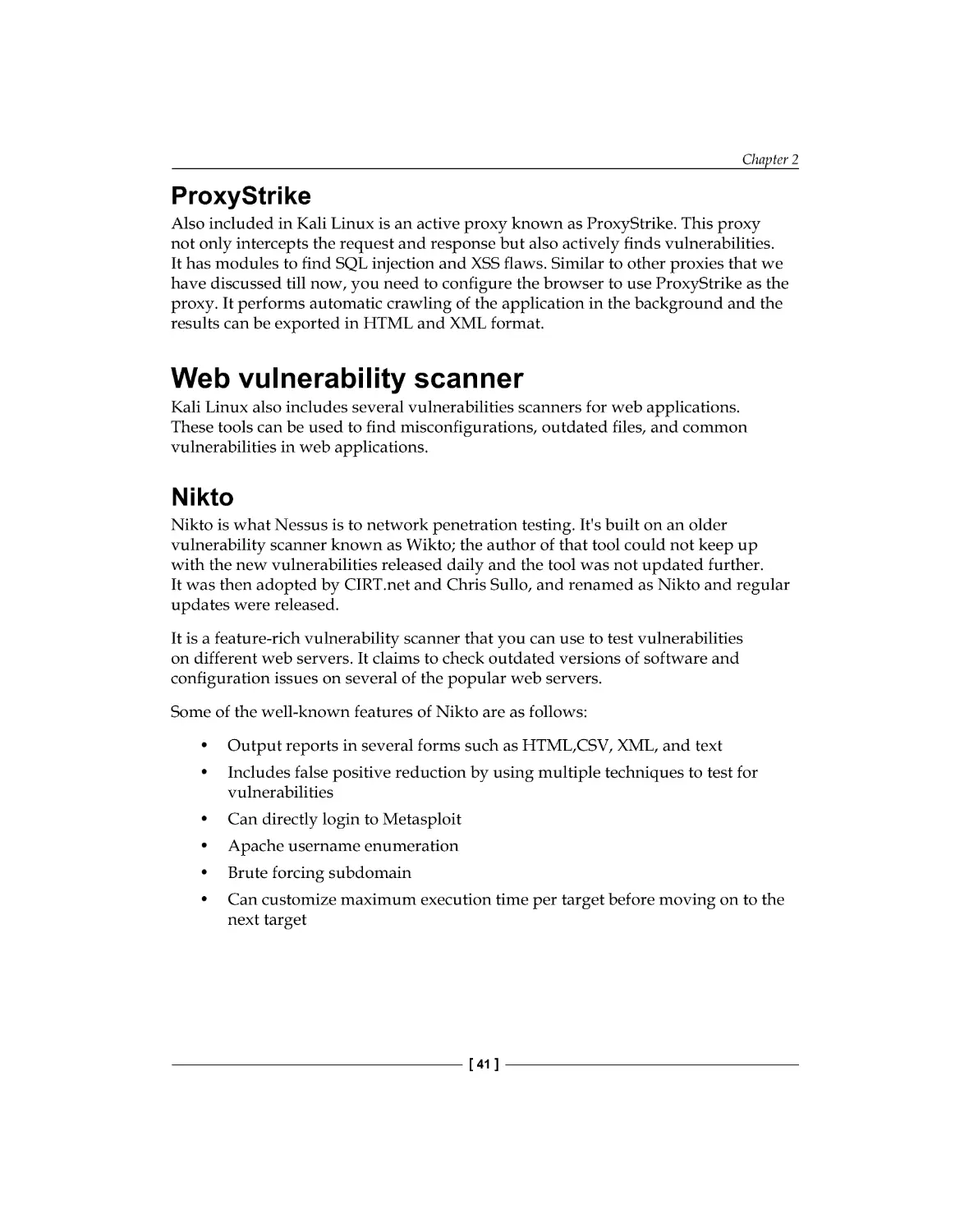 ProxyStrike
Web vulnerability scanner