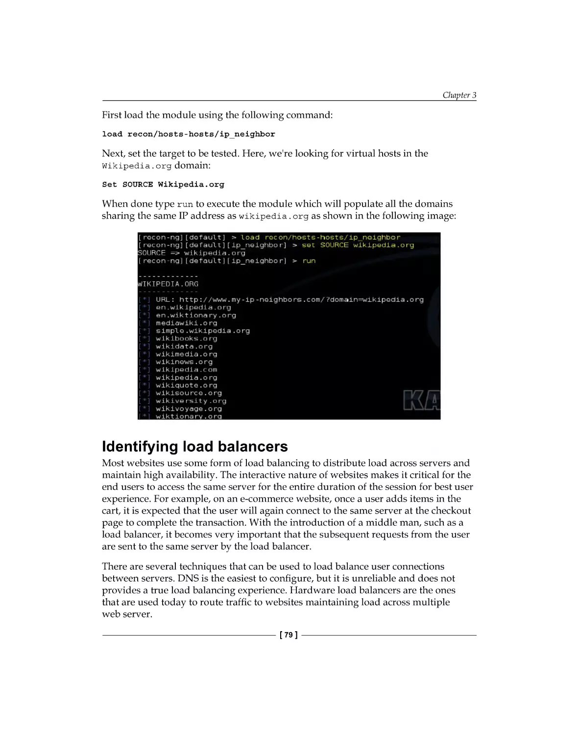 Identifying load balancers