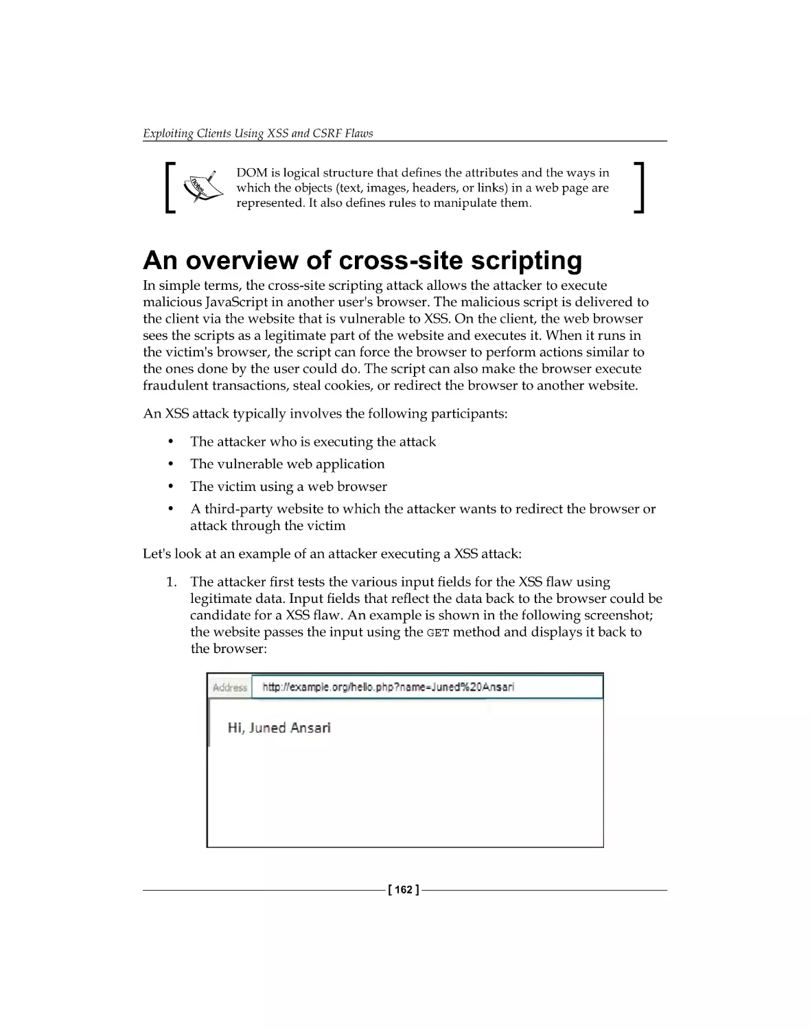 An overview of cross-site scripting