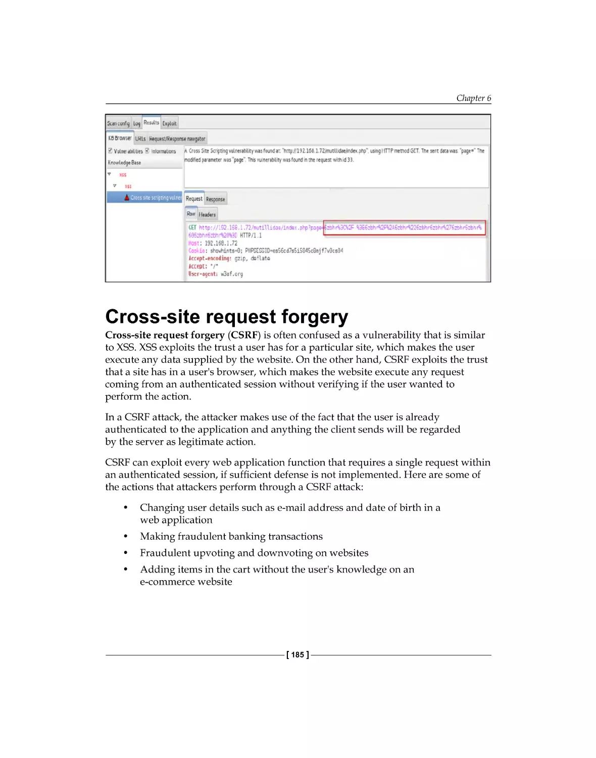 Cross-site request forgery