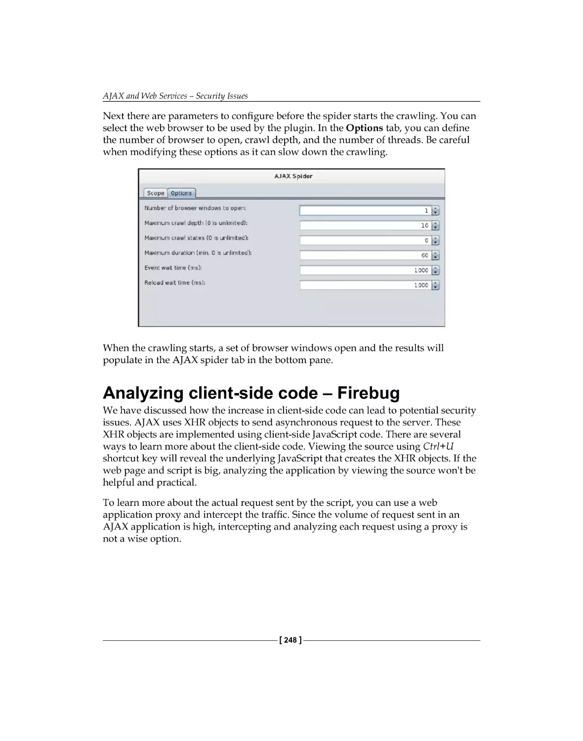 Analyzing client-side code – Firebug