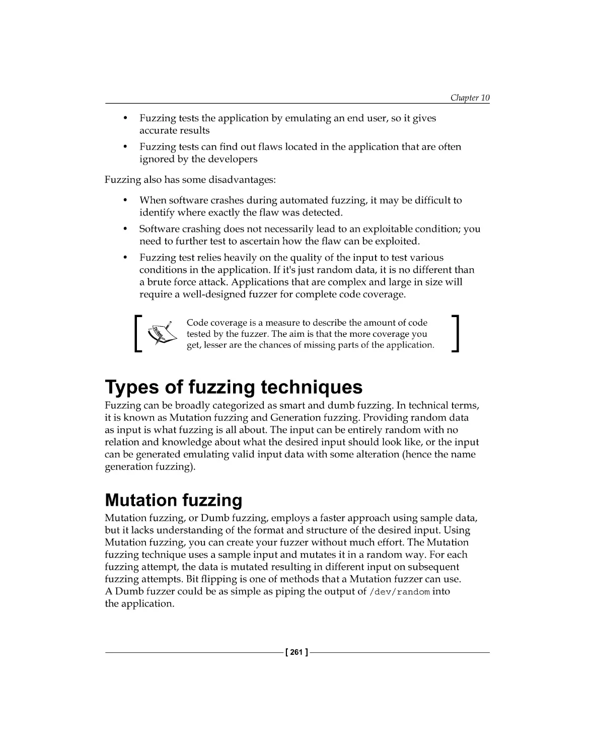 Types of fuzzing techniques