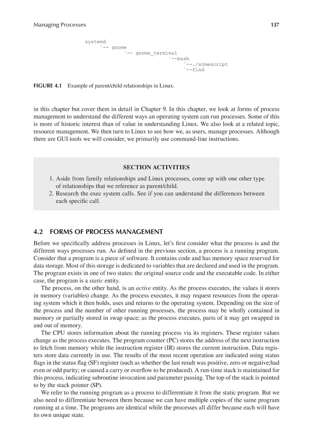 4.2 Forms of Process Management