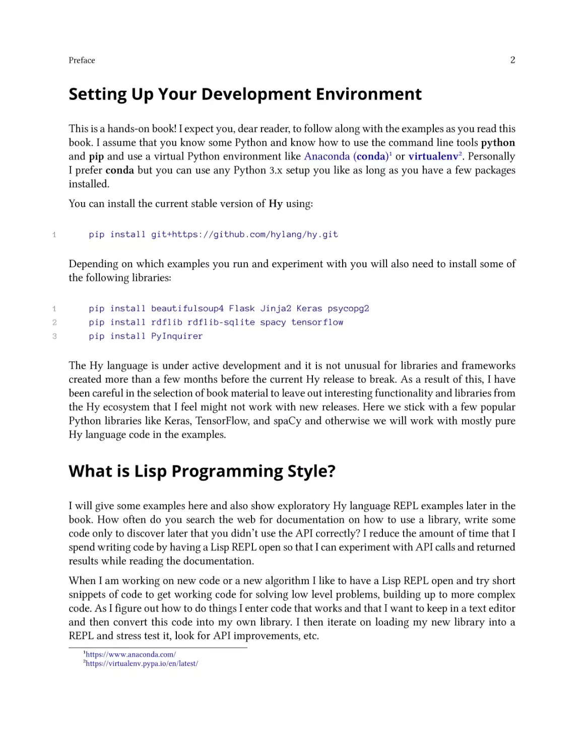 Setting Up Your Development Environment
What is Lisp Programming Style?