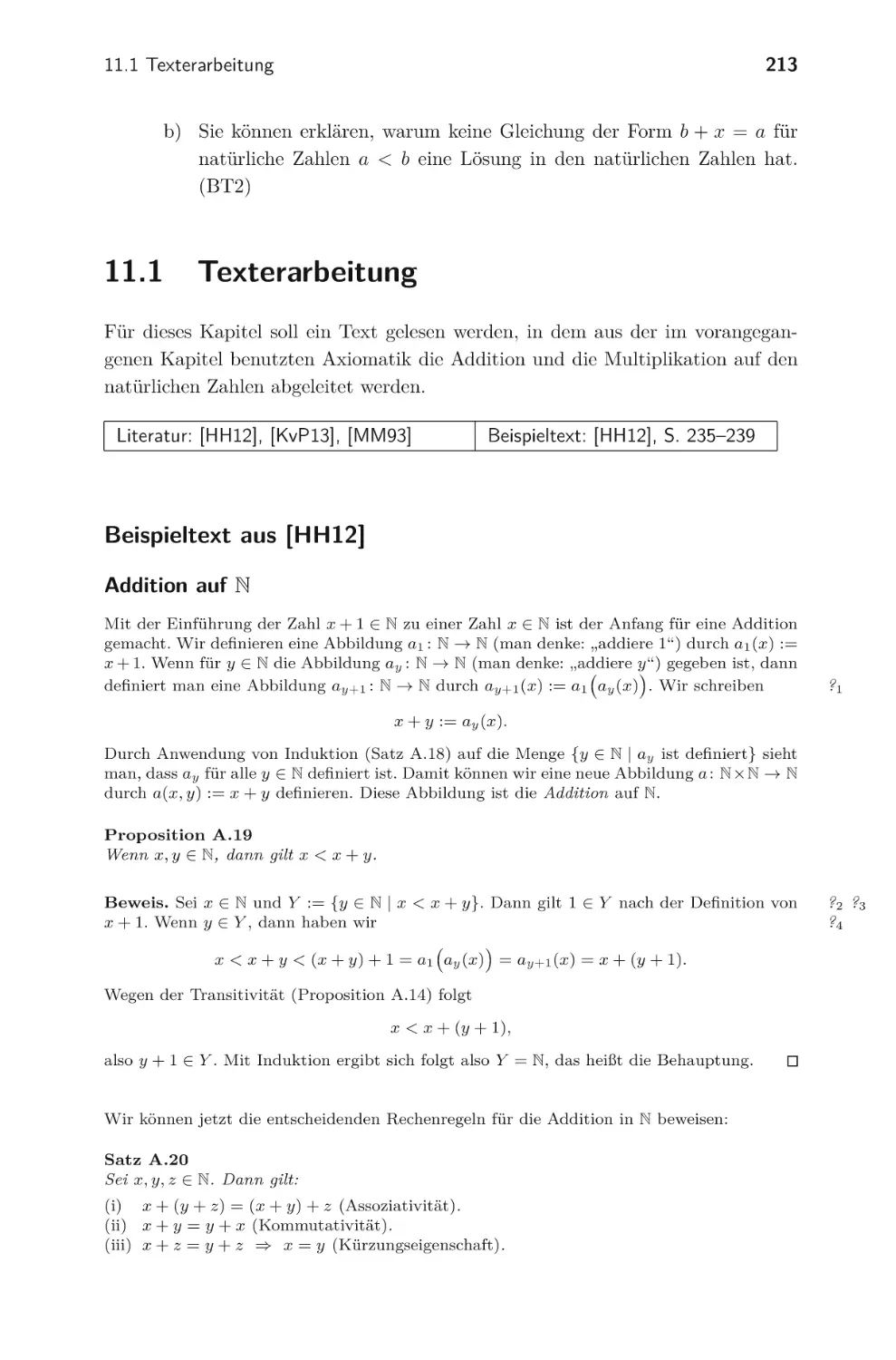 11.1 Texterarbeitung
Beispieltext aus [HH12]