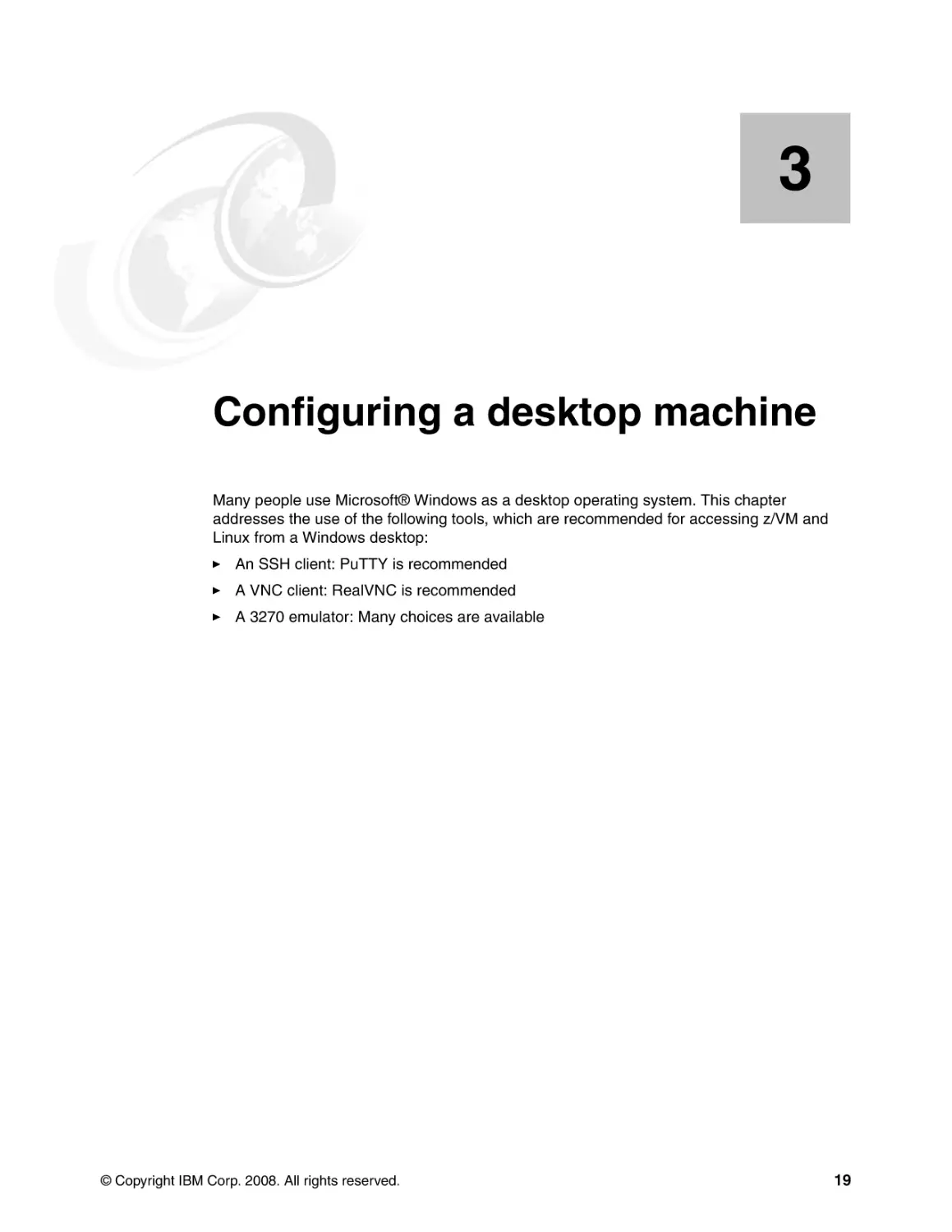 Chapter 3. Configuring a desktop machine