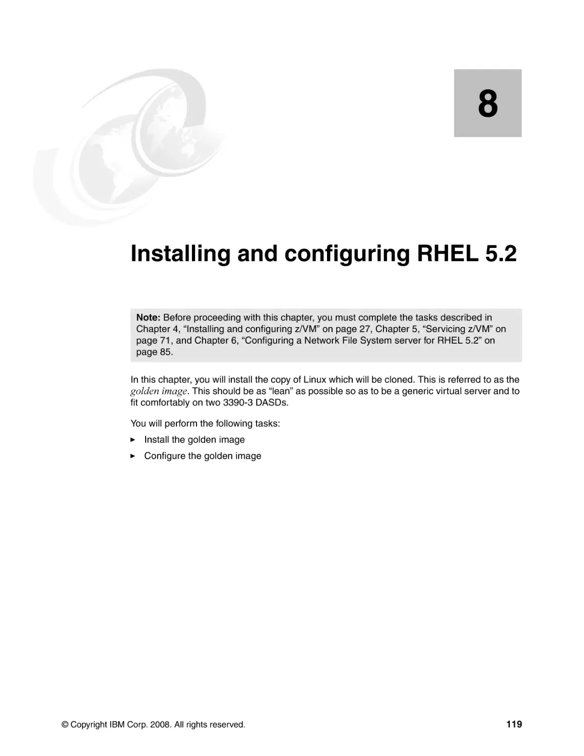 Chapter 8. Installing and configuring RHEL 5.2