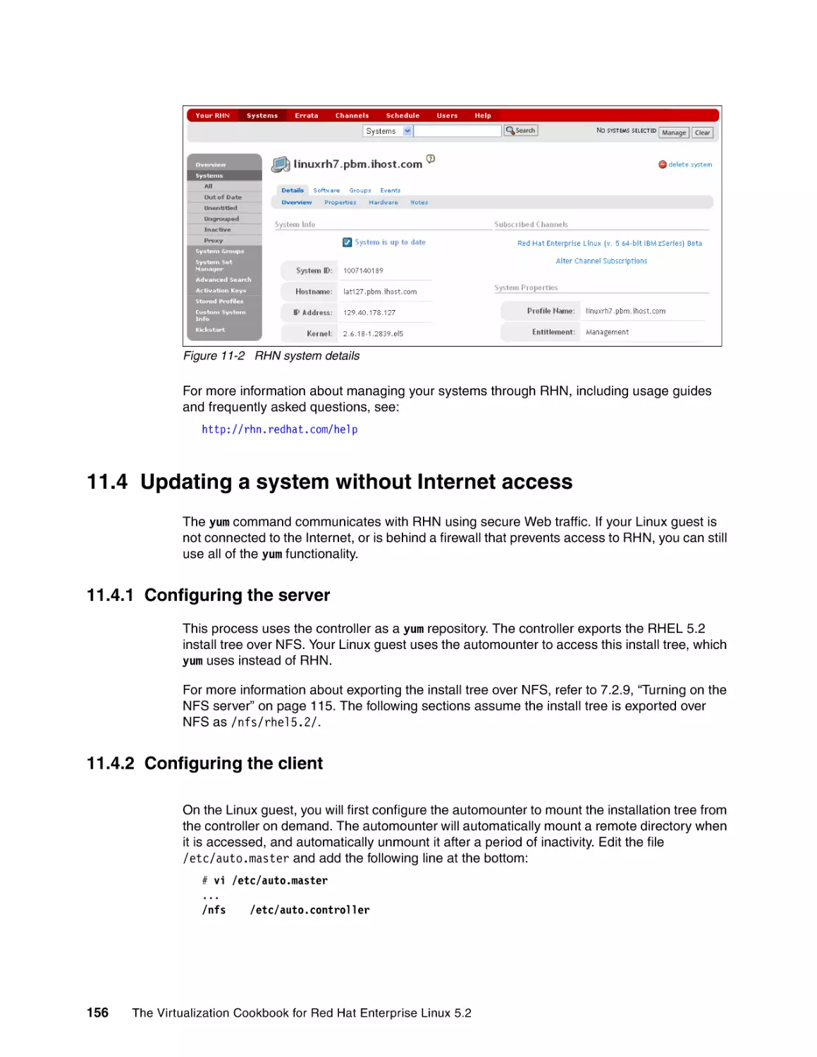 11.4 Updating a system without Internet access
11.4.1 Configuring the server
11.4.2 Configuring the client