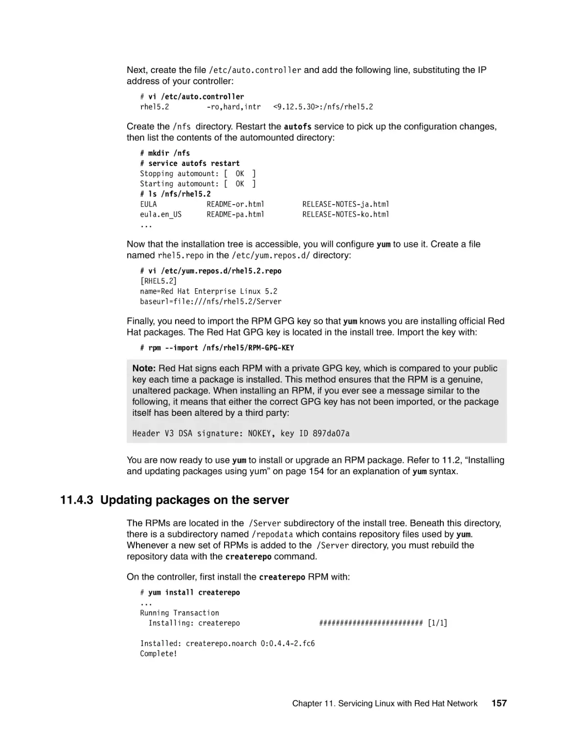 11.4.3 Updating packages on the server