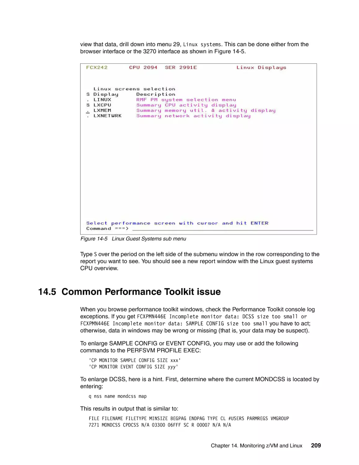 14.5 Common Performance Toolkit issue