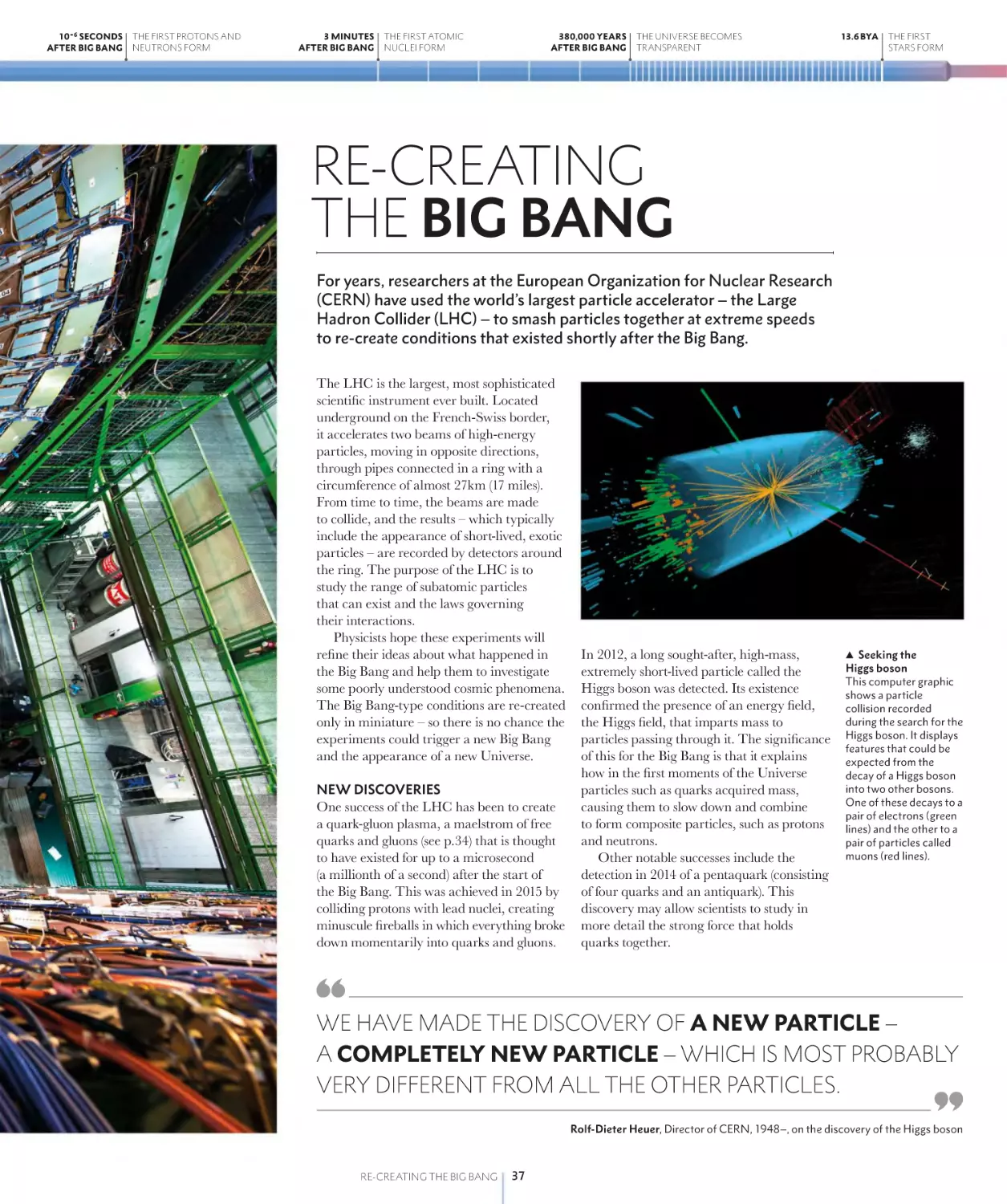 RE-CREATING THE BIG BANG