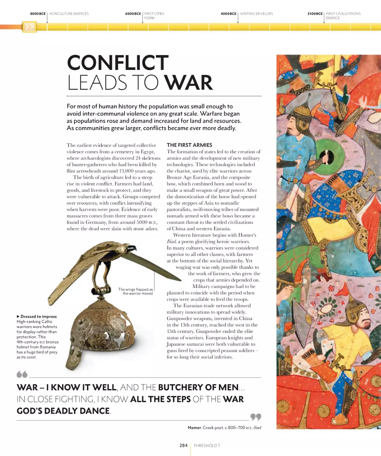 CONFLICT LEADS TO WAR