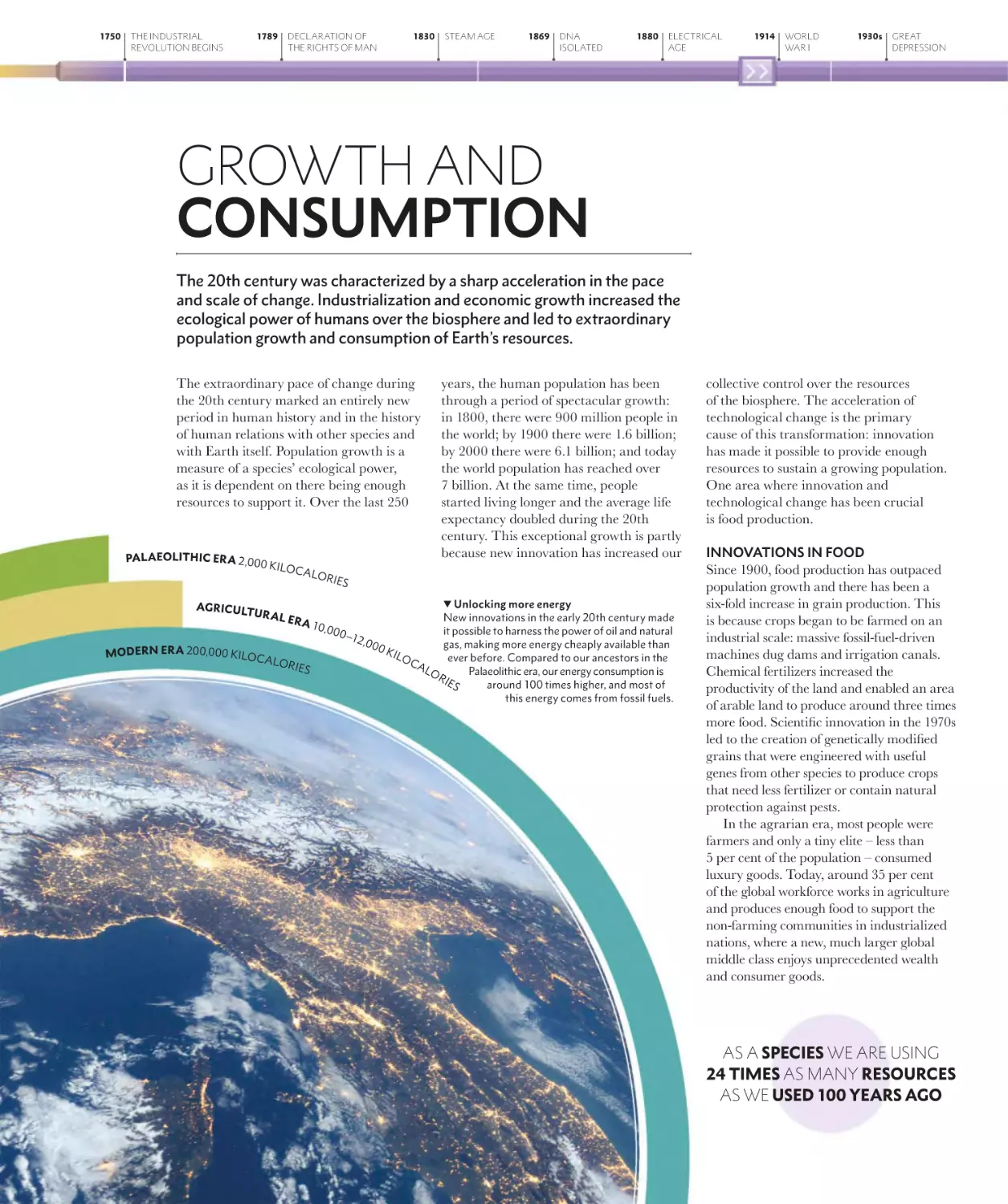 GROWTH AND CONSUMPTION