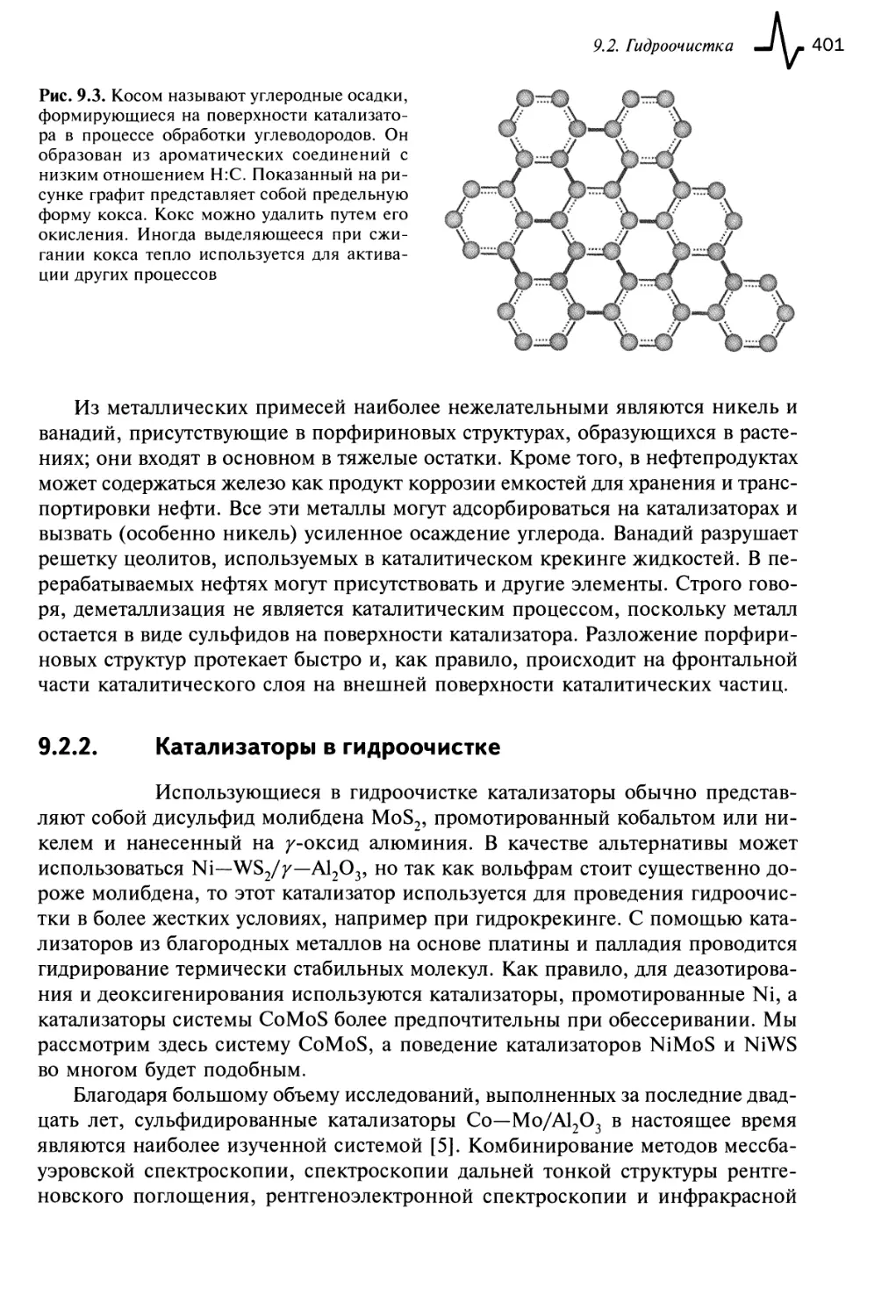 9.2.2. Катализаторы в гидроочистке