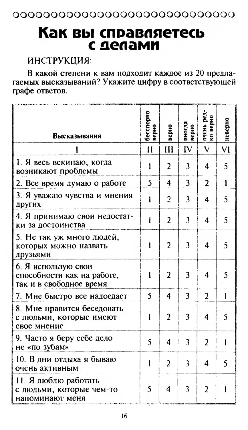 Как вы справляетесь с делами