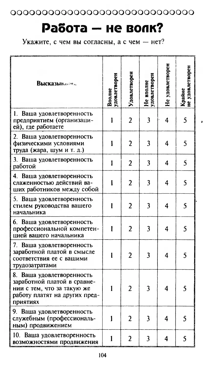 Работа — не волк?