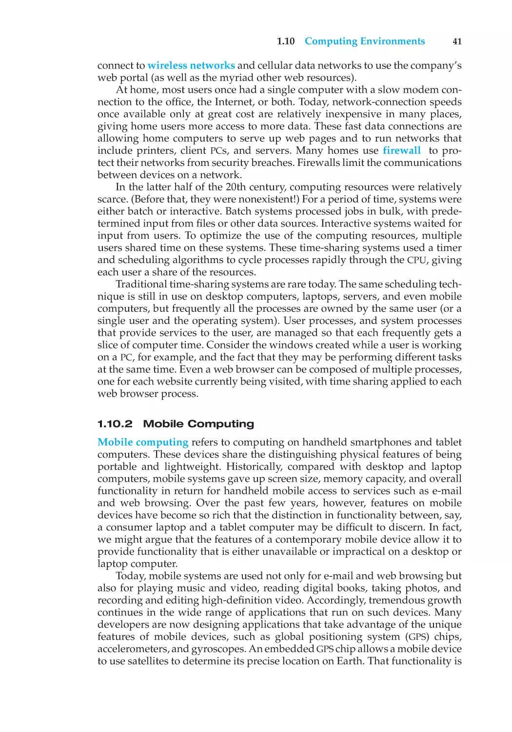 1.10.2 Mobile Computing