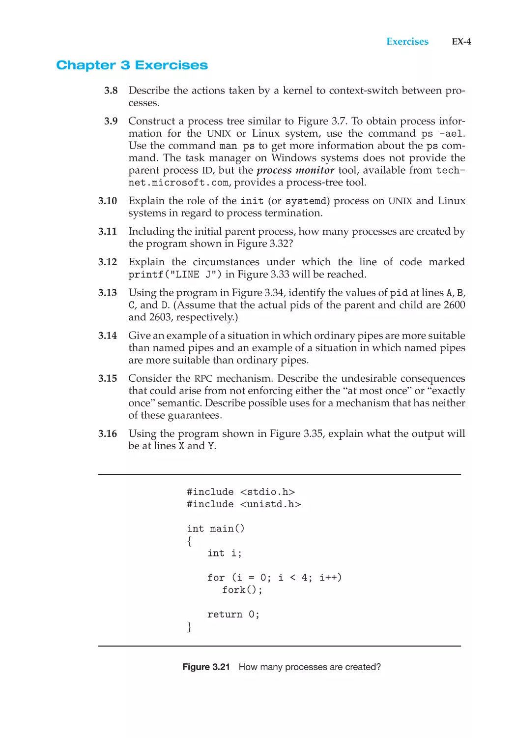 Chapter 3 Exercises