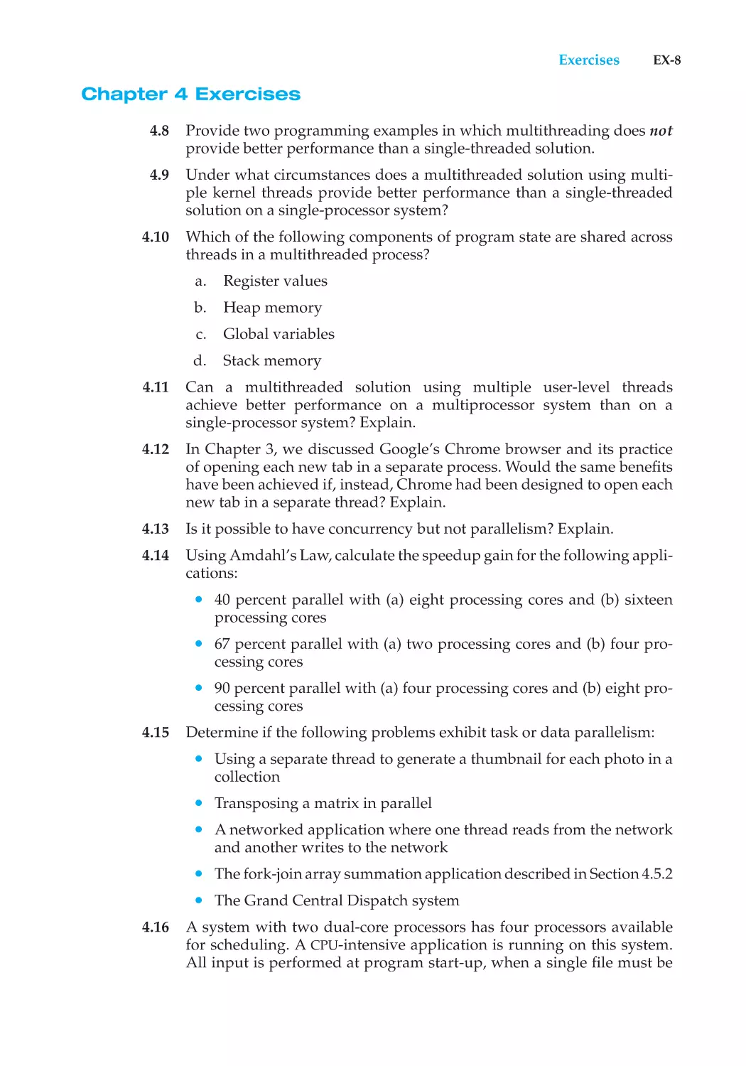 Chapter 4 Exercises