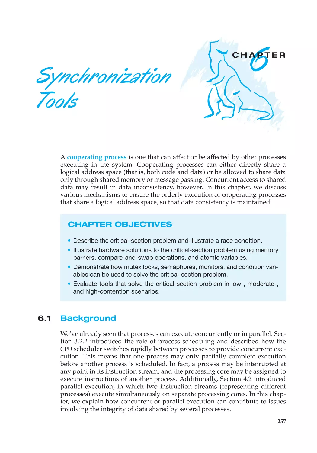 Chapter 6 Synchronization Tools
6.1 Background