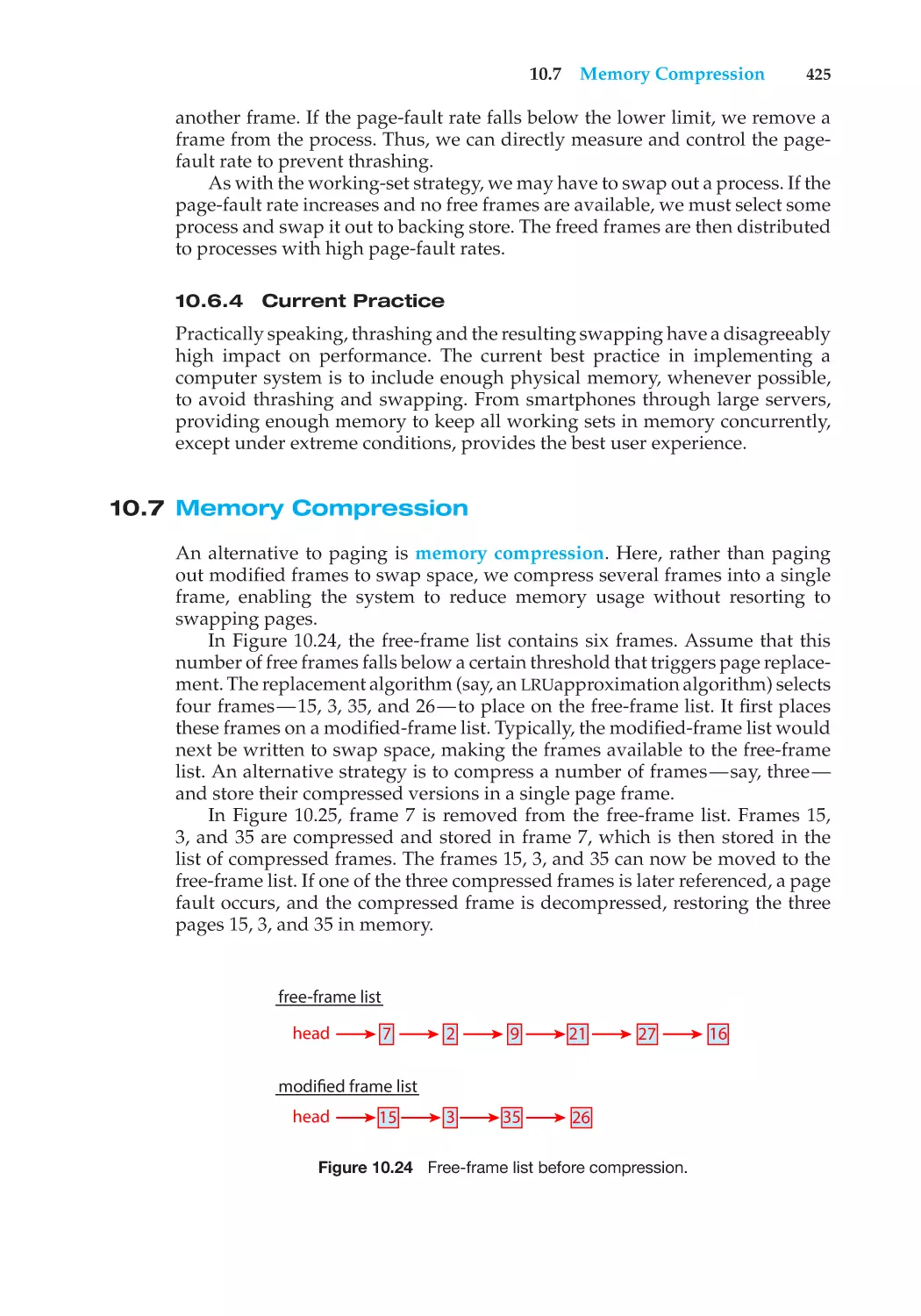 10.6.4 Current Practice
10.7 Memory Compression