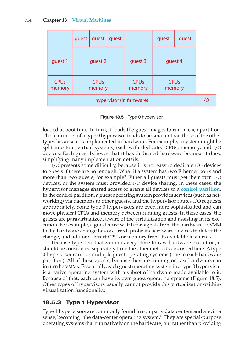 18.5.3 Type 1 Hypervisor