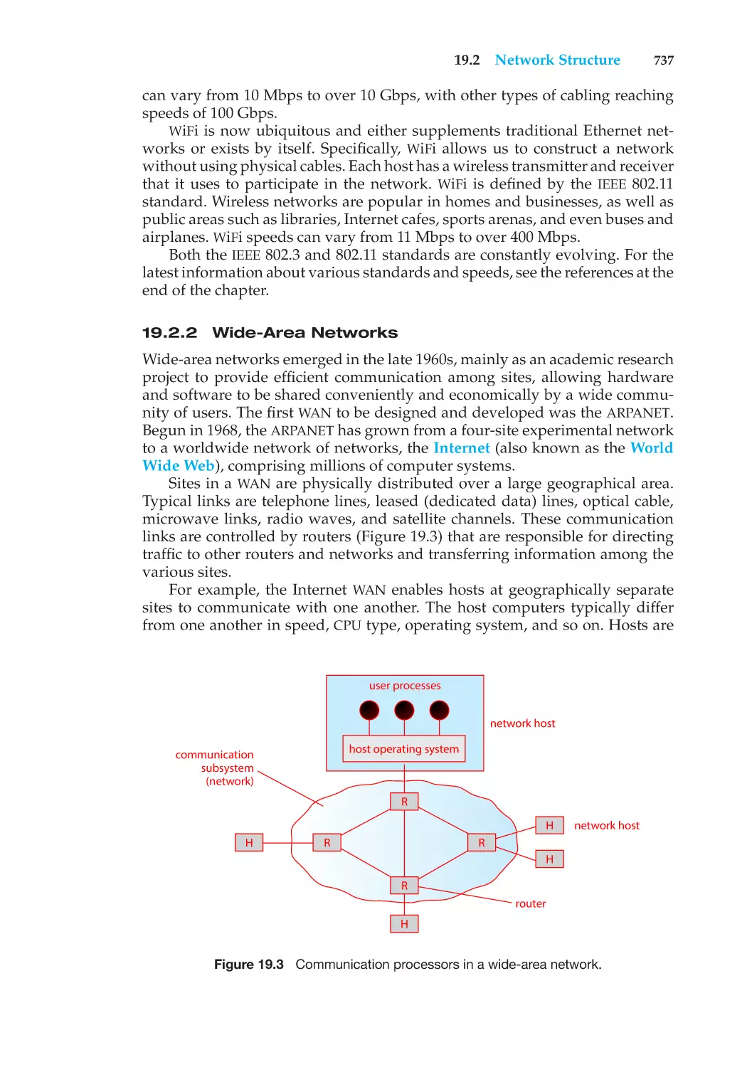 19.2.2 Wide-Area Networks